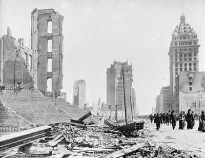 Down Market St., edificio Phelan en primer plano, San Francisco, Cal. de Unbekannt Unbekannt